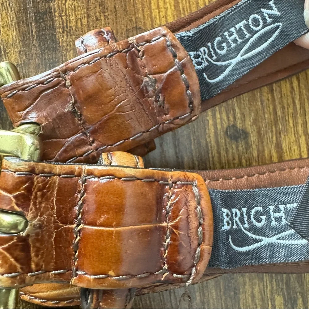 Brighton Brown and‎ Black Braided Belt Duo